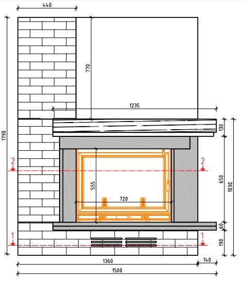 Каминная облицовка Sunhill Bavaria