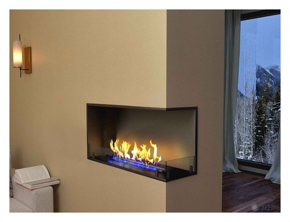 Биокамин ZeFire угловой Standart 900 левый