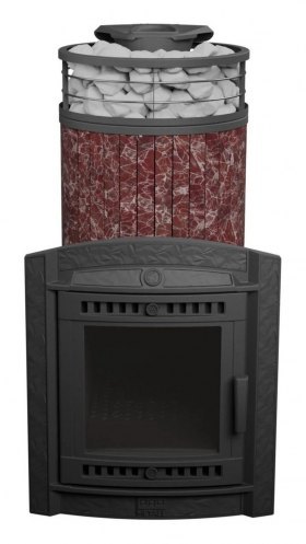 Банная печь Атмосфера XL Россо Леванто + сетка с Тоннелем