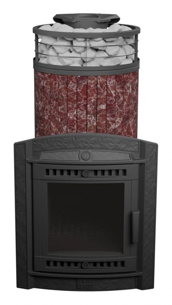 Банная печь Атмосфера XL Россо Леванто + сетка с Тоннелем