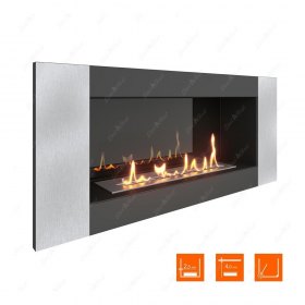Биокамин в нишу SteelHeat LONG-V 900 Small (Стемалит)