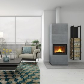 Изразцовая печь-камин Hein Solid F Akum керамика