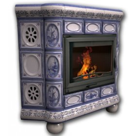 Каминная облицовка КимрПечь Медальон угловая Голландия