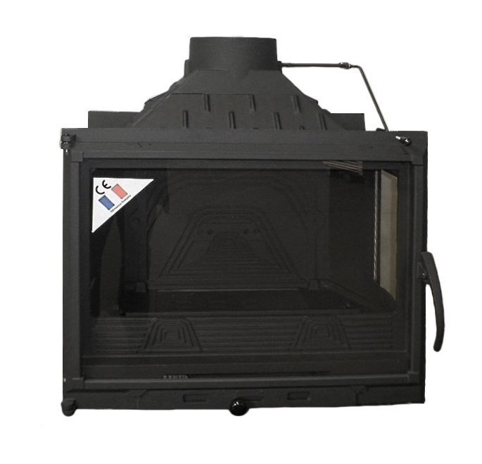 Каминная топка Diffusion В7.2 2V с шибером, со вторым стеклом слева