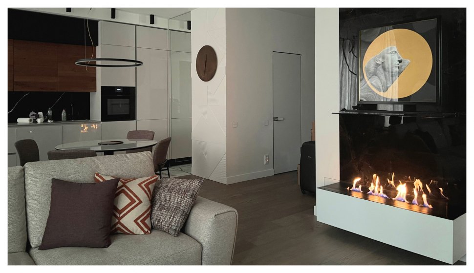 Автоматический биокамин GlammFire EvoPlus 800 (горелка), с пультом ДУ