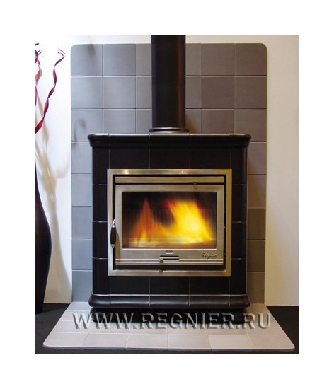Чугунная изразцовая печь камин Regnier Летиция / Laetitia