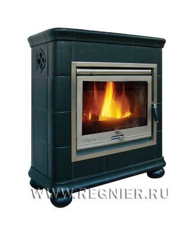 Чугунная изразцовая печь камин Regnier Летиция / Laetitia