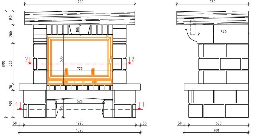 Каминная облицовка Sunhill Lerida