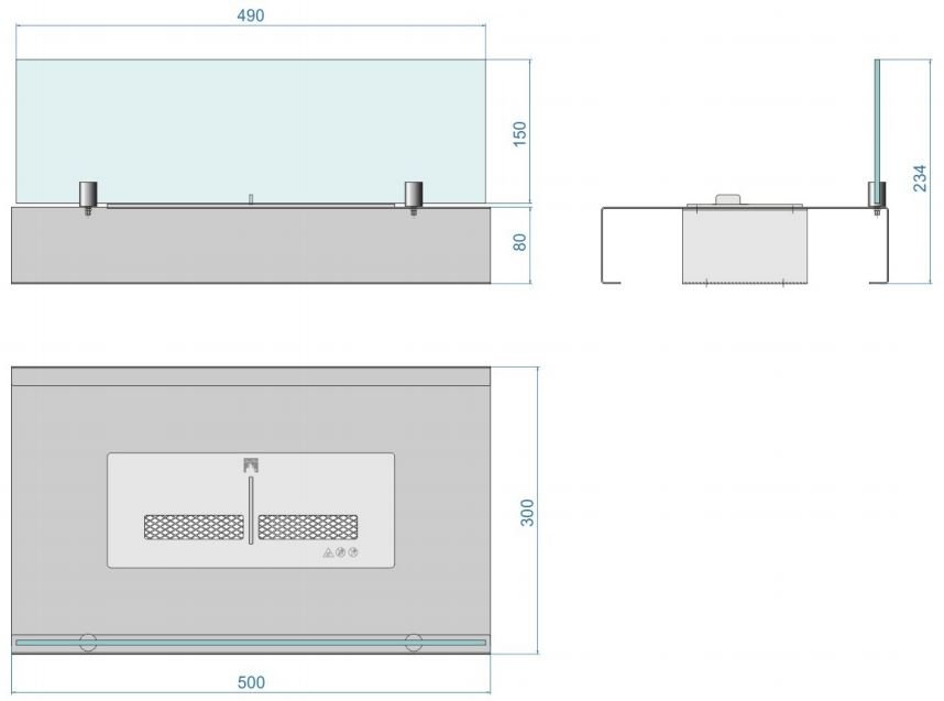 Каминная вставка Lux Fire 500 M