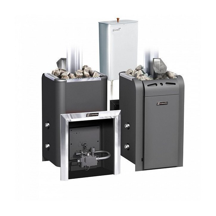 Газовая печь Ермак Уралочка 20 с Автоматикой (Сталь)