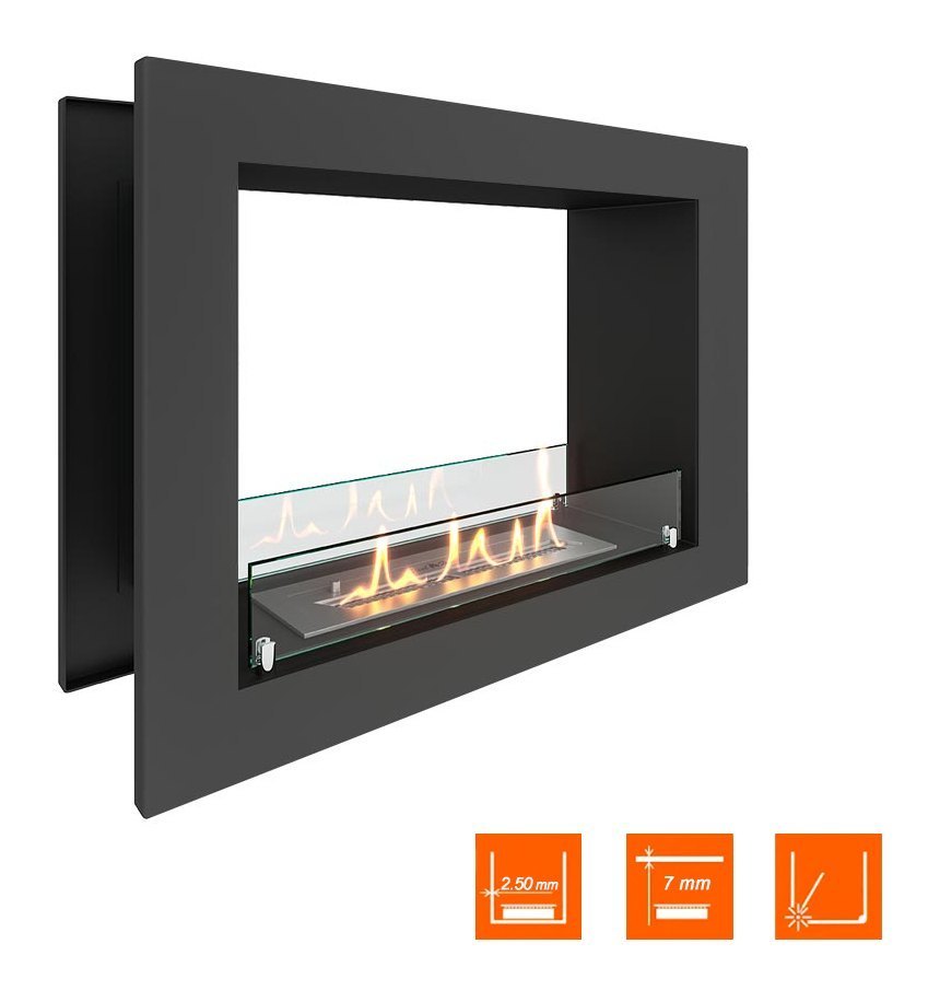 Биокамин сквозной SteelHeat ONE 700 (Стекло)