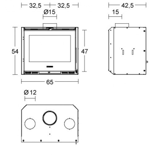 Каминная топка Piazzetta IL 65/54