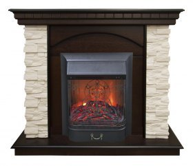 Электрокамин RealFlame Elford AO с Majestic Lux BR S