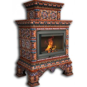 Каминная облицовка КимрПечь Кострома центральная двухъярусная Сентябрь