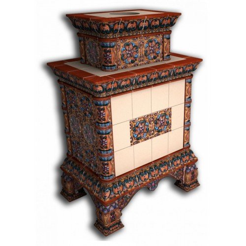 Каминная облицовка КимрПечь Кострома центральная двухъярусная Сентябрь