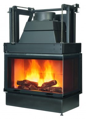 Каминная топка Godin 70-2V PR / 70 PR, 2 стекла