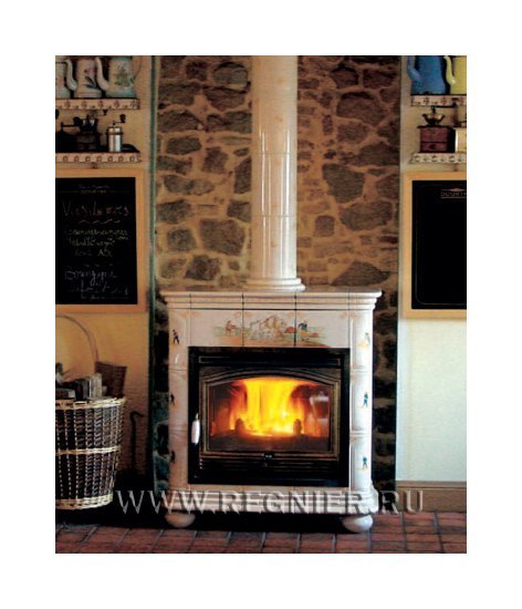 Изразцовая печь камин Regnier Мартин / Martine