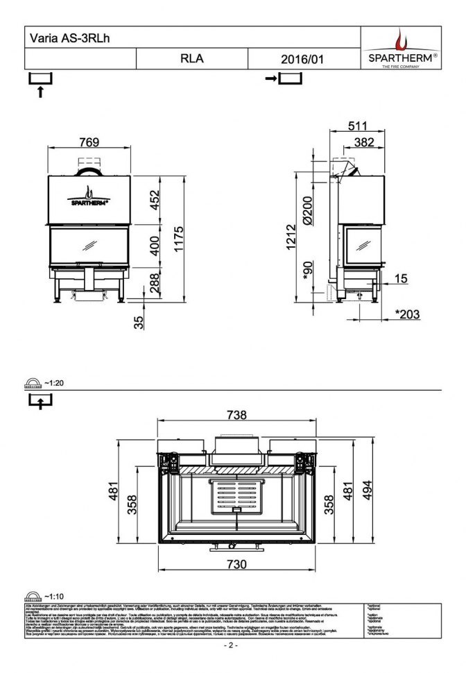 Каминная топка Spartherm Varia AS-3RLh Linear 4S