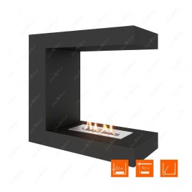 Биокамин торцевой SteelHeat ONE 600 (Стандарт)