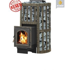 Чугунная печь для бани Везувий Ураган Ковка 16 (270)