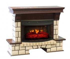 Электрокамин RealFlame Stone New 33 AO с FireSpace 33W S IR