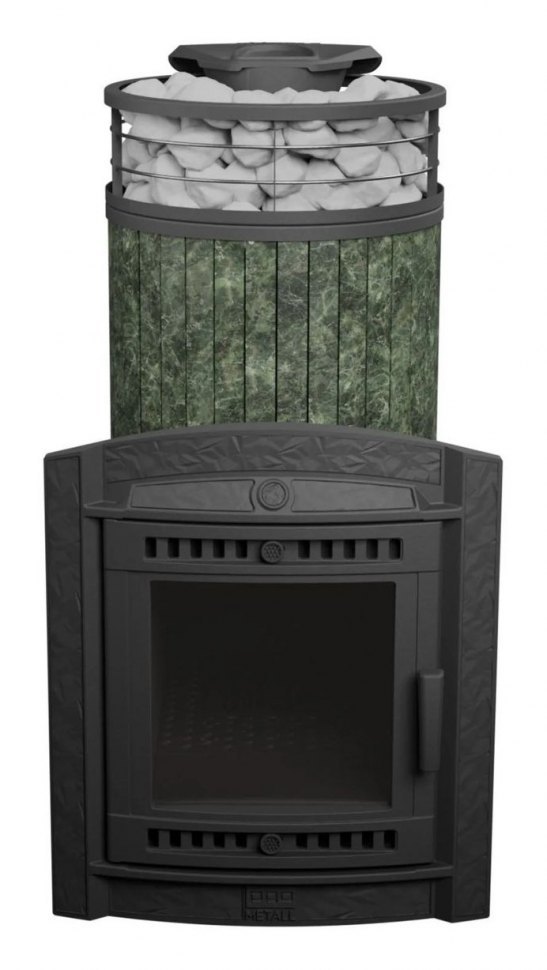 Банная печь Атмосфера XL Змеевик + сетка с Тоннелем