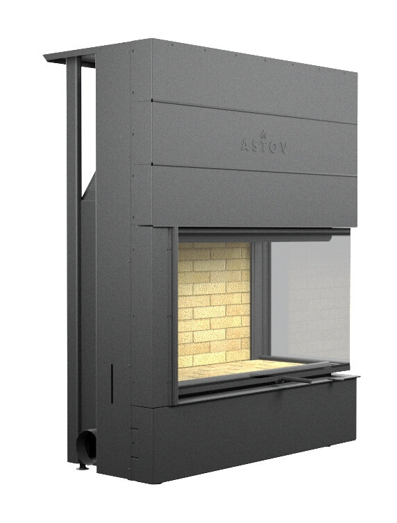 Каминная топка АСТОВ П2С 12570 (правая)