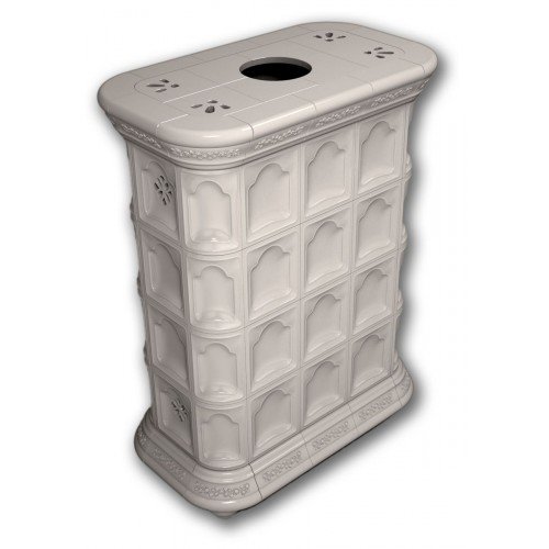 Каминная облицовка КимрПечь Истра центральная Белый