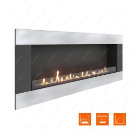 Биокамин в нишу SteelHeat GRAND-H 1500 XL (Стекло)