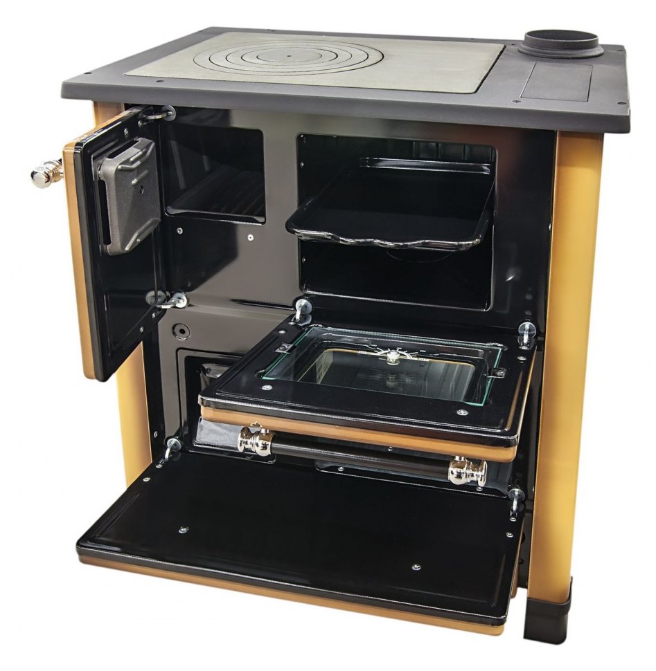 Чугунная отопительно варочная печь La Nordica Romantica 4,5