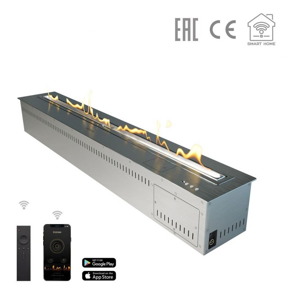 Биокамин автоматический Airtone Andalle 1200 сатин