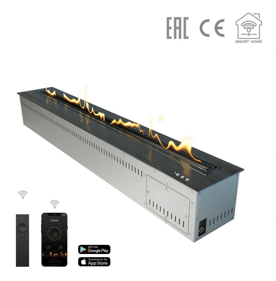 Биокамин автоматический Airtone Andalle 1200 графит