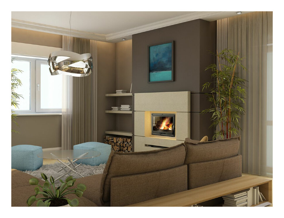 Каминная топка Kaw-Met W13 - 9.5 кВт