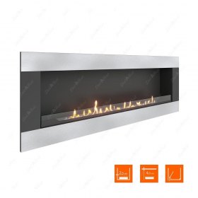 Биокамин в нишу SteelHeat GRAND-H 1800 (Стекло)