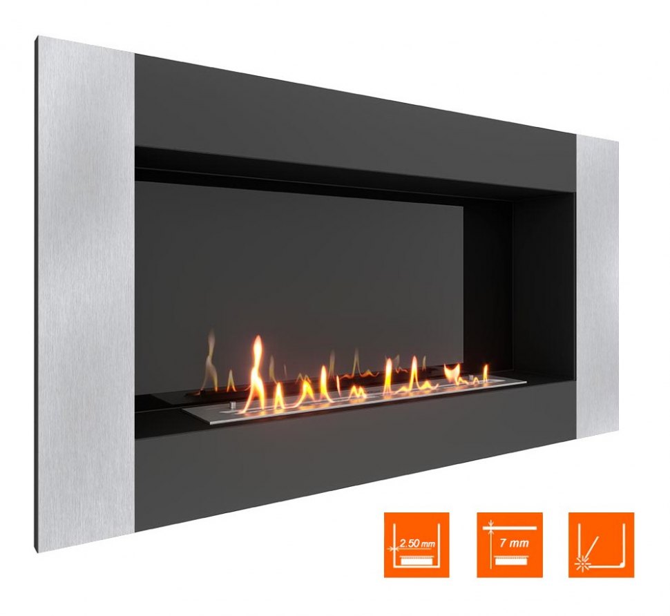 Биокамин в нишу SteelHeat GRAND-V 1200 (Стемалит)