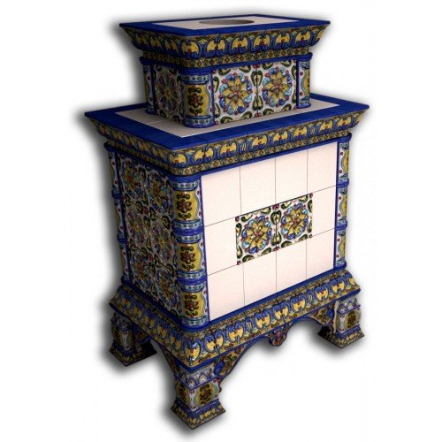 Каминная облицовка КимрПечь Кострома центральная двухъярусная Январь