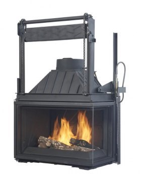 Каминная топка Godin 757-2V PR / 757 PR, 2 стекла