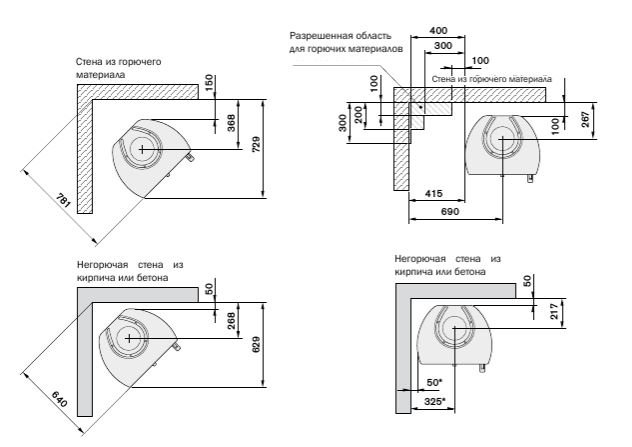 Печь-камин Contura 34T