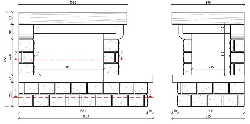 Каминная облицовка Sunhill Arles
