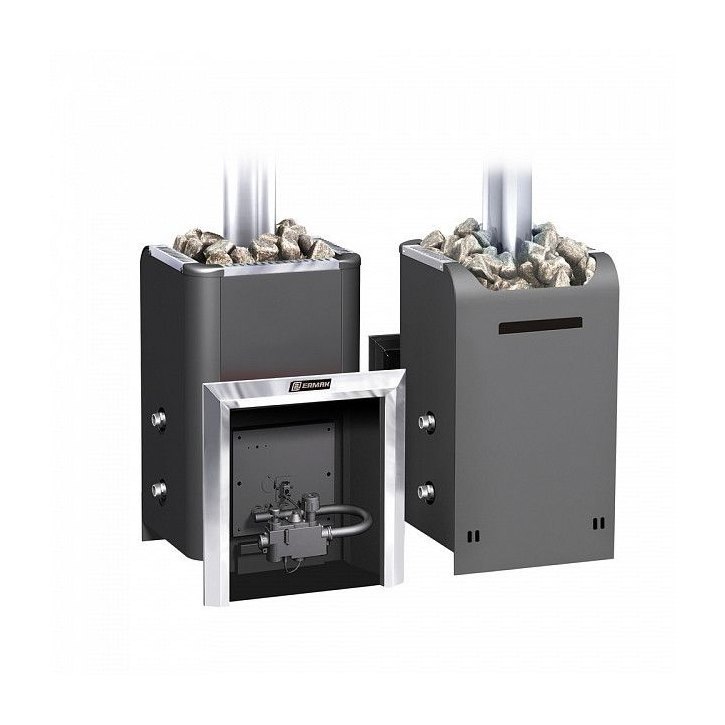 Газовая печь Ермак Уралочка 24 с Автоматикой (Сталь)