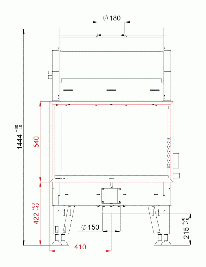 Каминная топка BeF Aquatic WH 85