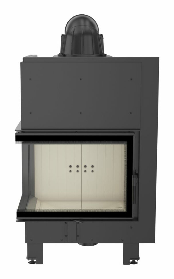 Каминная топка Kratki MBZ L/BS (угловое стекло слева)