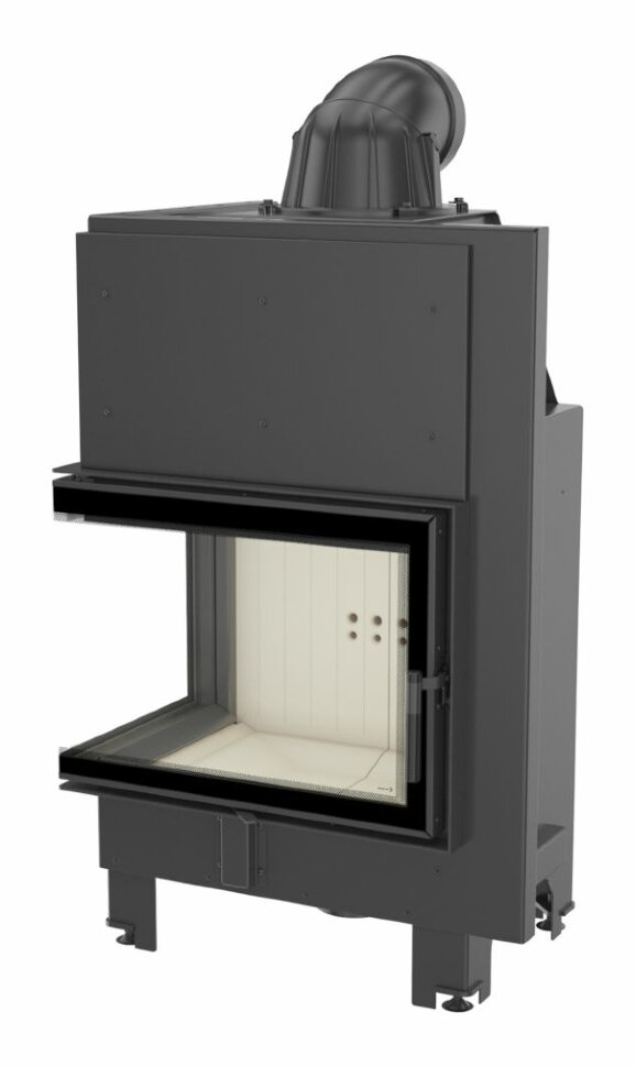 Каминная топка Kratki MBZ L/BS (угловое стекло слева)