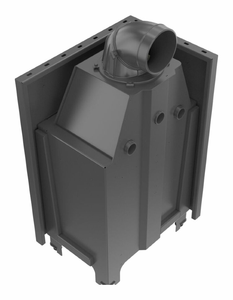 Каминная топка Kratki MBZ L/BS (угловое стекло слева)