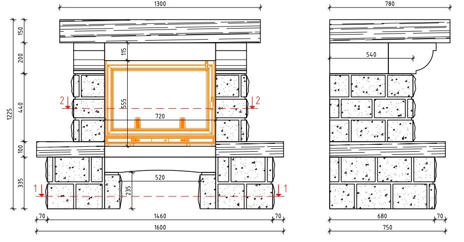 Каминная облицовка Sunhill Girona