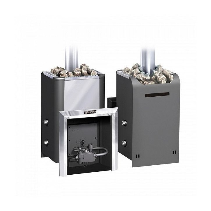 Газовая печь Ермак Уралочка 24-Н с Автоматикой (Нержавейка)