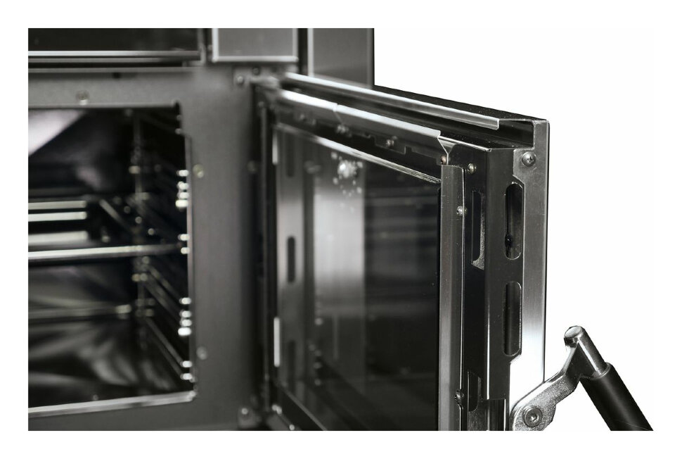 Чугунная отопительно варочная печь La Nordica Padova Nero