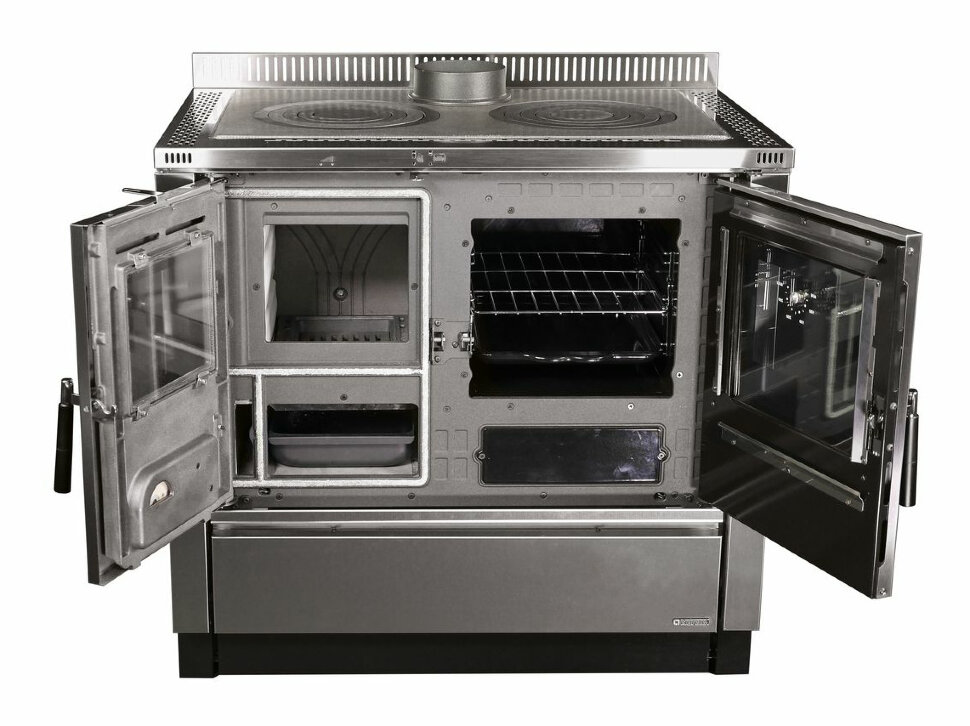 Чугунная отопительно варочная печь La Nordica Padova Nero