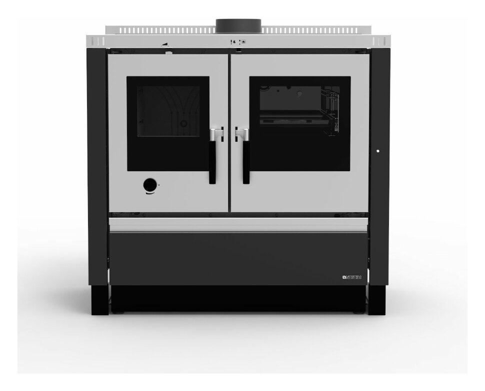 Чугунная отопительно варочная печь La Nordica Padova Nero