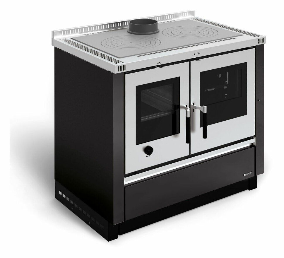 Чугунная отопительно варочная печь La Nordica Padova Nero